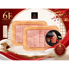 [Bundle of 2] Akune Gold Wagyu A5 Ribeye Yakiniku 250g *postNDP