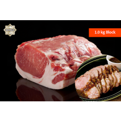 Hokkaido Shirakaba Pork Loin Quarter Block 1.0kg