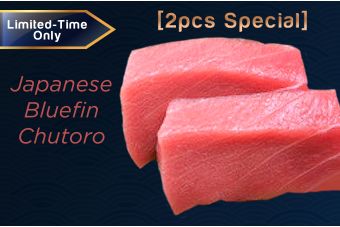 [Bundle of 2] Frozen Japanese Bluefin Chutoro 200g