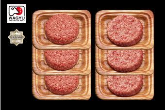 [Bundle of 6] Japanese Wagyu 100g x 3 and Pork Burger Party 100g x 3
