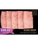 [Flash Sale] Frozen Tajima Kobe A5 Wagyu Beef Shabu Slice (UP: $132) 
