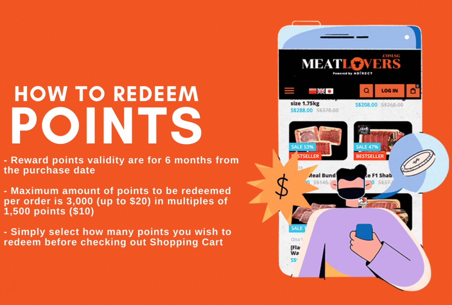 Meatlovers Membership Point Redemption 