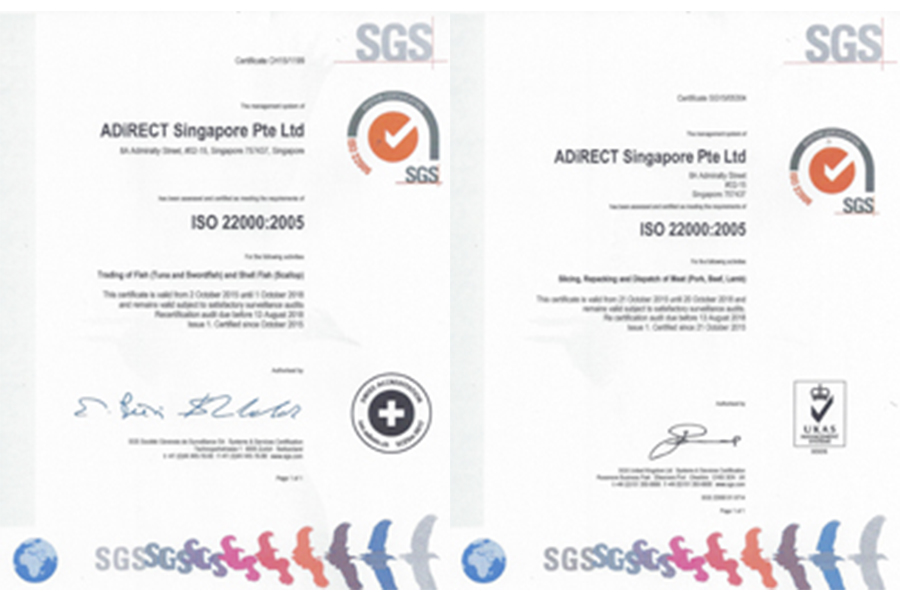 Meatlovers powered by ADiRECT Singapore ISO 22000:2005 certified