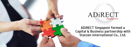 ADiRECT Singapore formed a Capital & Business partnership with Starzen International Co., Ltd.