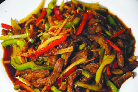 Shredded Beef with Green Pepper